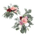 thumbnail image 4 of 2pcs Réaliste Mariage Arc Fleurs Décor Exquis Sans Fanée avec des Clips Pratiques pour l'Intérieur à l'Extérieur, 4 of 7