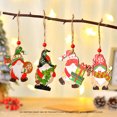 thumbnail image 3 of Injueey Colgante de gnomo de árbol de Navidad, suministros adorables para fiestas interesantes, diseño de escena DIY, decoración colgante de Kits de decoración para fiestas Tipo 1 Injueey HA069350-01, 3 of 6