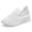 White, variant on YUDAI Ladies' casual shoes, suitable for spring and summer seasons, suitable for walking, daily wear, the best gift for your lover