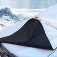 thumbnail image 6 of FFORCE 420DCar Thick Windshield Cover Protector Winter Snow Ice Rain Frost Guard Sun Shade Auto Front Window Shield Weatherproof Anti-Freeze, 6 of 9
