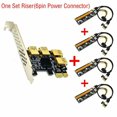 thumbnail image 2 of Pcie 1 A 4 Pci Express Usb 3.0 Riser Card 1X A 16X Pcie Port Multiplicador Adaptador Tarjeta Para Btc Bitcoin Miner Mining Speravity EL011597-00, 2 of 6