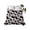 Black, variant on Black White Dots Queen Size Flat Sheet, Wrinkleproof & Fadeproof Cooling Flat Bed Sheet Only, Farmhouse Cow Spots Fur Retro Textured Breathable Soft Bedding Top Sheets 90 x 102 Inches