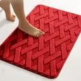 thumbnail image 1 of Fiudx Felpudo de Baño, Microfibra Suave y Absorbente, Base Antideslizante para Mayor Seguridad, Lavable a Máquina para Un Cuidado Fácil, Versátil para Baño, Tocador y Habitación de Invitados, Tamaño, 1 of 6