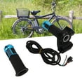 thumbnail image 3 of Speed One Pair Electric Bike Throttle Handlebar with Red Screen Lock 12V to 99V with Keys Bike Throttle Grip Set for Riding, 3 of 7
