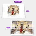 thumbnail image 2 of Happy New Year 2026 Great Dane Santa Gnome Holiday Party Snow 7x5in Folded Greeting Card Danes Dog Lover Gifts Single Note Card with Envelope - 13019, 2 of 5