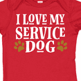 thumbnail image 4 of Inktastic Service Dog Owner Gift Boys or Girls Baby Bodysuit, 4 of 5