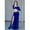 Dark Blue, variant on Sets of Top and Skirt Belly Dance Costumes Sequined Bead Retro Dresses