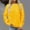 Yellow, variant on yievot Women Long Sleeves Casual Shirts Solid Color Round Neck Sweatshirt Crewneck Pullover Tunic Tops