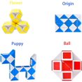 thumbnail image 2 of 5 pack 24 Fidget Snake Cube Puzzles Toys, Fidget Sensory Toys, Kids Stocking Stuffers Party Favors, Random Color, 2 of 9