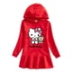 thumbnail image 3 of Hello Kitty primavera y otoño nuevos niños vestido suéter con capucha niña lindo dibujos animados dulce señora falda bebé algodón vestido cómodo, 3 of 5