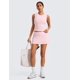 thumbnail image 3 of Falda CRZ YOGA de Tenis Plisada de Secado Rápido Rosa XX-Small, 3 of 5