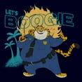 thumbnail image 2 of Juniors Zootopia 2 Officer Clawhauser Let's Boogie T Shirt, 2 of 5