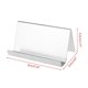 thumbnail image 2 of Stainless Steel Business Name Card Holder Display Stand Rack Desktop Table Organizer Silver, 2 of 4