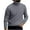 Dark Gray, variant on Clearance Black and Friday Up Under 45% Fayshow0 Men'S Winter Leisure Twisted Flower High Collar Men'S Knitted Bottom Sweater,Gray M