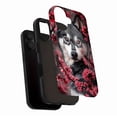 thumbnail image 3 of Husky Cherry Blossom Artistic Print Phone Case for Pet Lovers Compatible with iPhone 11/12/13/14/15/16 (Pro Max/Plus), 3 of 9
