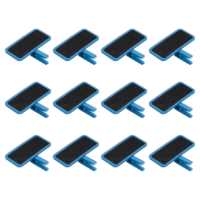 Unique Bargains Mini Chalkboard Signs Small Blackboard Labels with Clip Wooden, Blue 30pcs