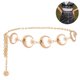 thumbnail image 1 of 1 Uds. Cadena de cuerpo de Metal para mujer, cadena de cintura para el vientre, cinturones de eslabones de joyería para el cuerpo a la moda MFZFUKR 221776-1, 1 of 8