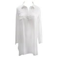 thumbnail image 5 of Women Swim Dress Swimsuits Cover Up Plain V Neck Loose Shirts Bathing Suits Bathroom Tile Cover up Stickers plus Size Cover Ups for Swimwear Women Swim Cover up Shorts for Women Womens Kimono Cover up, 5 of 5