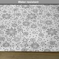 thumbnail image 6 of Ambesonne Flower Place Mats Set of 4, Rotary Round Rings Dots, Standard Size, White, 6 of 6