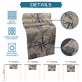 thumbnail image 6 of Ocean Compass Table Runner 70 Inches, Vintage Coastal Starfish Shell Conch Beige Bed Runner Dresser Scarves Tabletop for Indoor Outdoor Parties/Ceremony/Banquet, 13" x 70", 6 of 9