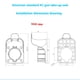 thumbnail image 3 of Sidaley Los tornillos de fijación negros para la base del soporte de almacenamiento del cargador de vehículos eléctricos se pueden utilizar Electrónica Estándar americano, 3 of 6