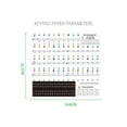 thumbnail image 2 of Dragonus Piano Transparent Stickers Practice Keyboard Music Note Chart Removable Decal 54/61/88 Keys, 2 of 5