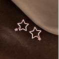 thumbnail image 3 of Solid 925 Sterling Silver Star Stud Earrings for Women Teens Star Post Stud Earrings Drops, 3 of 11