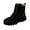 #3 Black, variant on Taqqpue Boots for Women,Women's Knee-high Boots Lace Up Riding Boots Mid Calf Combat Boot Comfy Lining PU Leather Side Zipper Punk Goth Boot