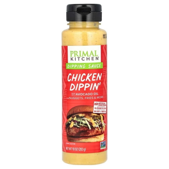 Primal Kitchen Chicken Dippin' Sauce Non-GMO Gluten Free -- 10 oz Pack of 3