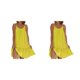 thumbnail image 3 of Vestido Qarigey Maxi multifuncional elegante mujer vintage boho amarillo M METRO 2Conjunto, 3 of 6