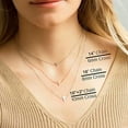 thumbnail image 4 of Cross Necklace for Women - 14K Gold Filled Small Cross Pendant Simple Sideways Cross Necklace for Women Jewelry Gifts 14 16 Inches Chain Gold/White God/Rose Gold, 4 of 7