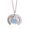 thumbnail image 1 of Talavera patron decorativo azul ilustracion Collar de girasol collar collar collar colgante, 1 of 3