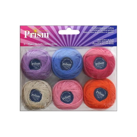 UPC: 0077540745081 | DMC Prism Pearl Cotton Size 8 6/Pkg-Solid