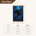 thumbnail image 3 of Fairy Tail Wooden Shaft Hanging Poster Home Decor Poster Wall Art Painting For Living Room Bedroom 12"X18", 3 of 7