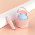 thumbnail image 1 of Portable Desktop Mini Voice Amplifier Megaphone Radio KTV Microphone LED Light ,Loud Volume, 1 of 7