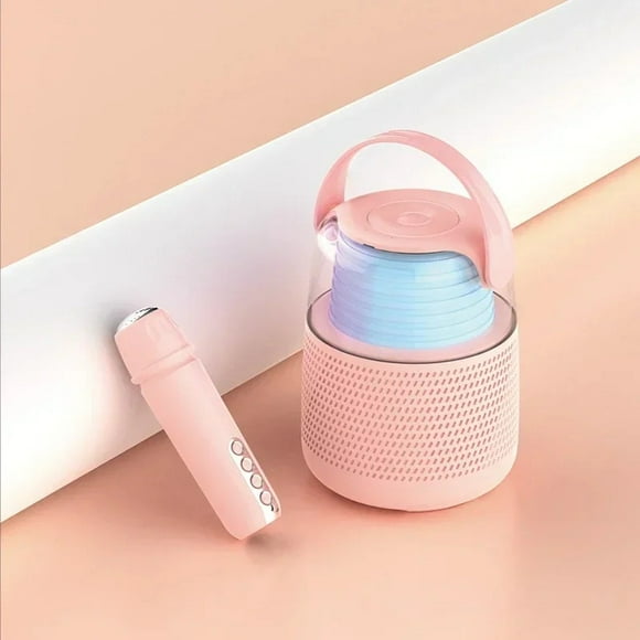 Portable Desktop Mini Voice Amplifier Megaphone Radio KTV Microphone LED Light ,Loud Volume