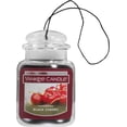 thumbnail image 3 of Yankee Candle Car Air Fresheners, Hanging Car Jar Ultimate, Neutralizes Odors Up To 30 Days, Black Cherry, 4 Packs, 3 of 4