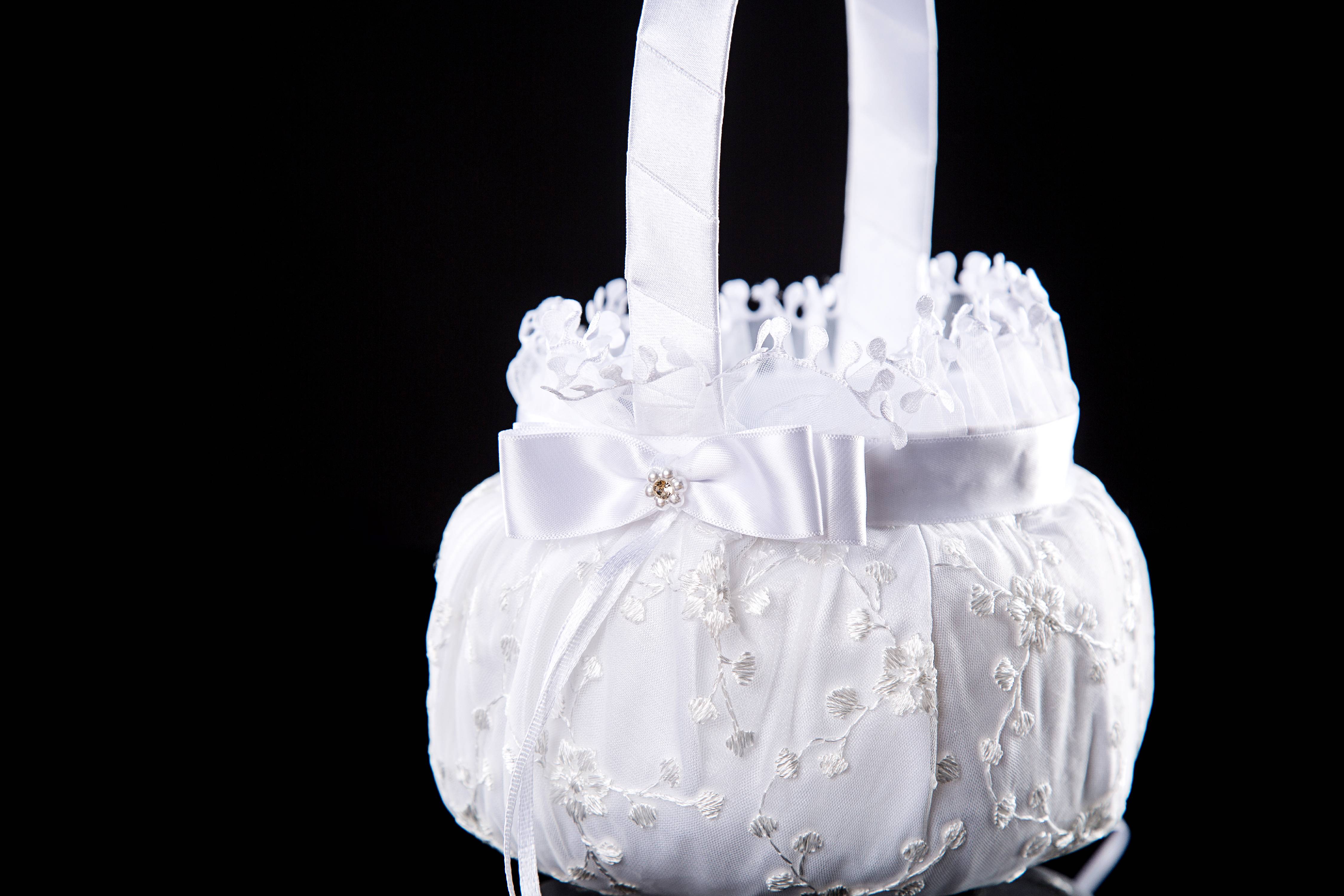 simple flower girl basket