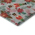 thumbnail image 3 of Addison Rugs Mayfield Premium Machine Washable Transitional Holiday Nutcracker Silver Rectangle Rug, 9' x 12', 3 of 7