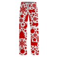 thumbnail image 5 of Lumtrix Womens Christmas Pajama Pants Loose Fit Trendy Christmas Toile Print Casual Drawstring Holiday Sleepwear Pink 3XL, 5 of 6