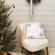 thumbnail image 5 of Ganfancp Oro y Blanco Feliz Navidad Pillowcovers 18X18 Pulgadas de Melocotón-Piel-Como Tela Pillowcase Navidad Decoración Fiesta de Invierno Decoración para Sofá Sofá Liquidación 1X Funda de Almohada, 5 of 5
