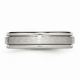 thumbnail image 2 of Primal Steel Titanium Brushed and 6mm Grooved Edge Band, 2 of 8