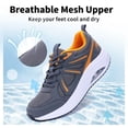 thumbnail image 5 of AHUSIR Women's Walking Shoes with Arch Support Plantar Fasciitis Relief Athletic Tennis Sneakers for Gym Workout Exercise US 5.5-11, 5 of 10