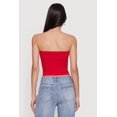 thumbnail image 4 of Women's Cropped Fold Over Tube Top, 4 of 4