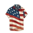 thumbnail image 2 of WAENQINLA 4th of July Patriotic Shirts for Men Short Sleeve Button up USA Memorial Day Shirts Independence Day Hawaiian Shirt, 2 of 5