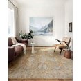 thumbnail image 1 of Chris Loves Julia x Loloi Rosemarie Collection Area Rug ROE-01 Gold/Sand 5'-0" x 5'-0" Round, 1 of 8