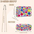 thumbnail image 4 of FORMRS Women Crossbody Purse with Chain Strap Vegan Leather Shoulder Handbag, Red Retro Shapes, 4 of 7