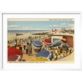 thumbnail image 2 of Art.com Stewart Beach Park, Galveston, Texas Art Print, White Frame Wall Art, 29" x 21", 2 of 5