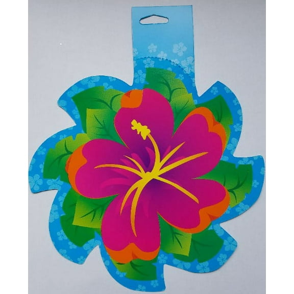 Various Luau Bright Hibiscus Cutouts (4 Pack)