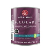 Pratt & Lambert Accolade Premium 100% Acrylic Paint & Primer Flat Interior Wall Paint, Neutral Base, 1 Qt.